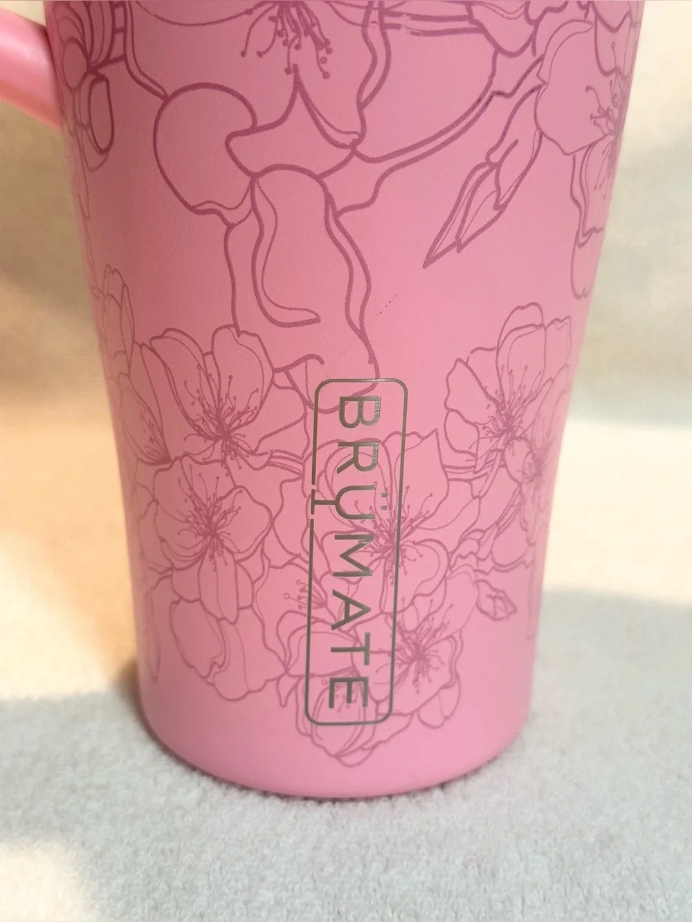 BrüMate 40oz ERA in Cherry Blossom tumbler